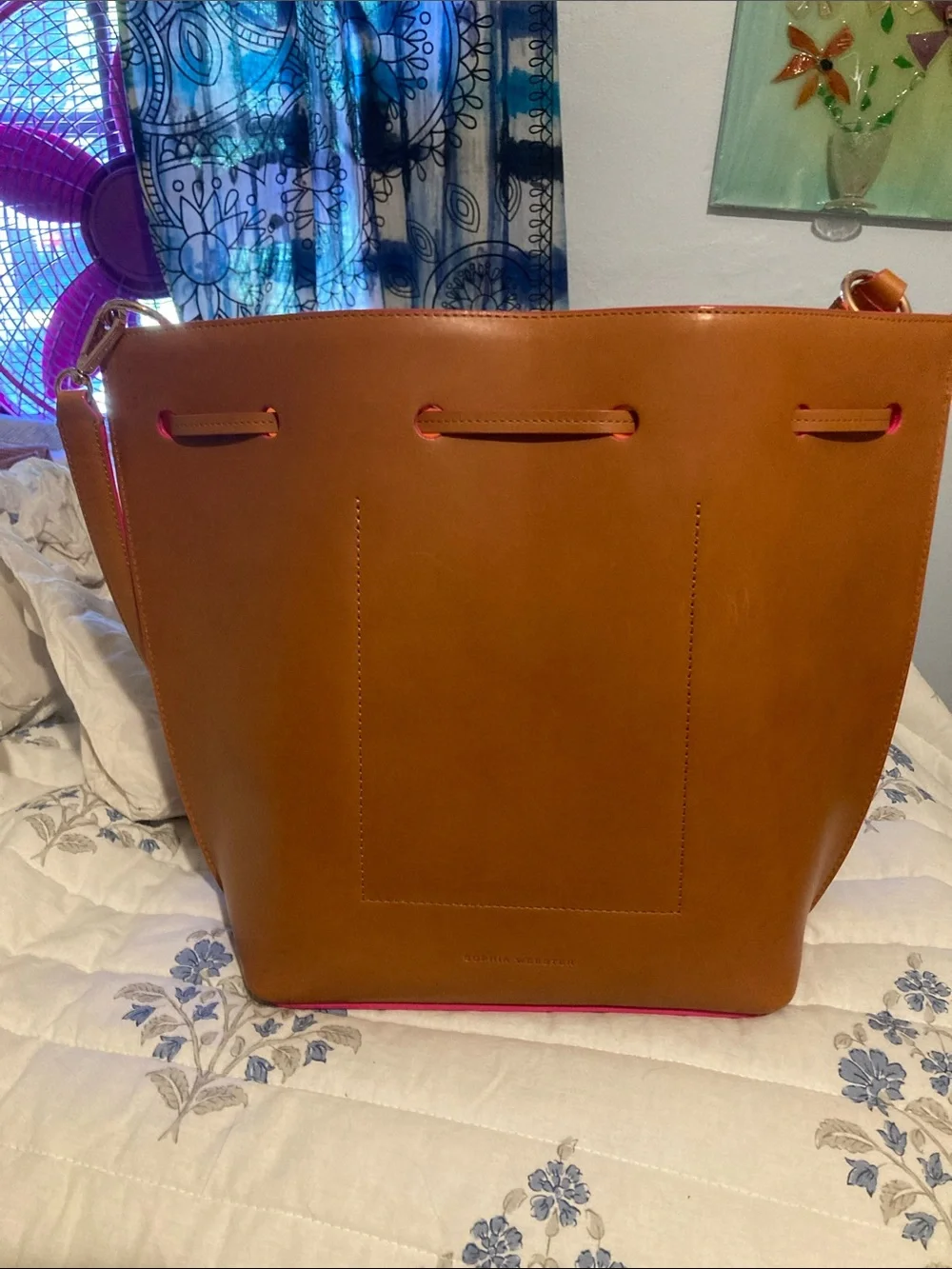 Sophia Webster Leather bucket bag